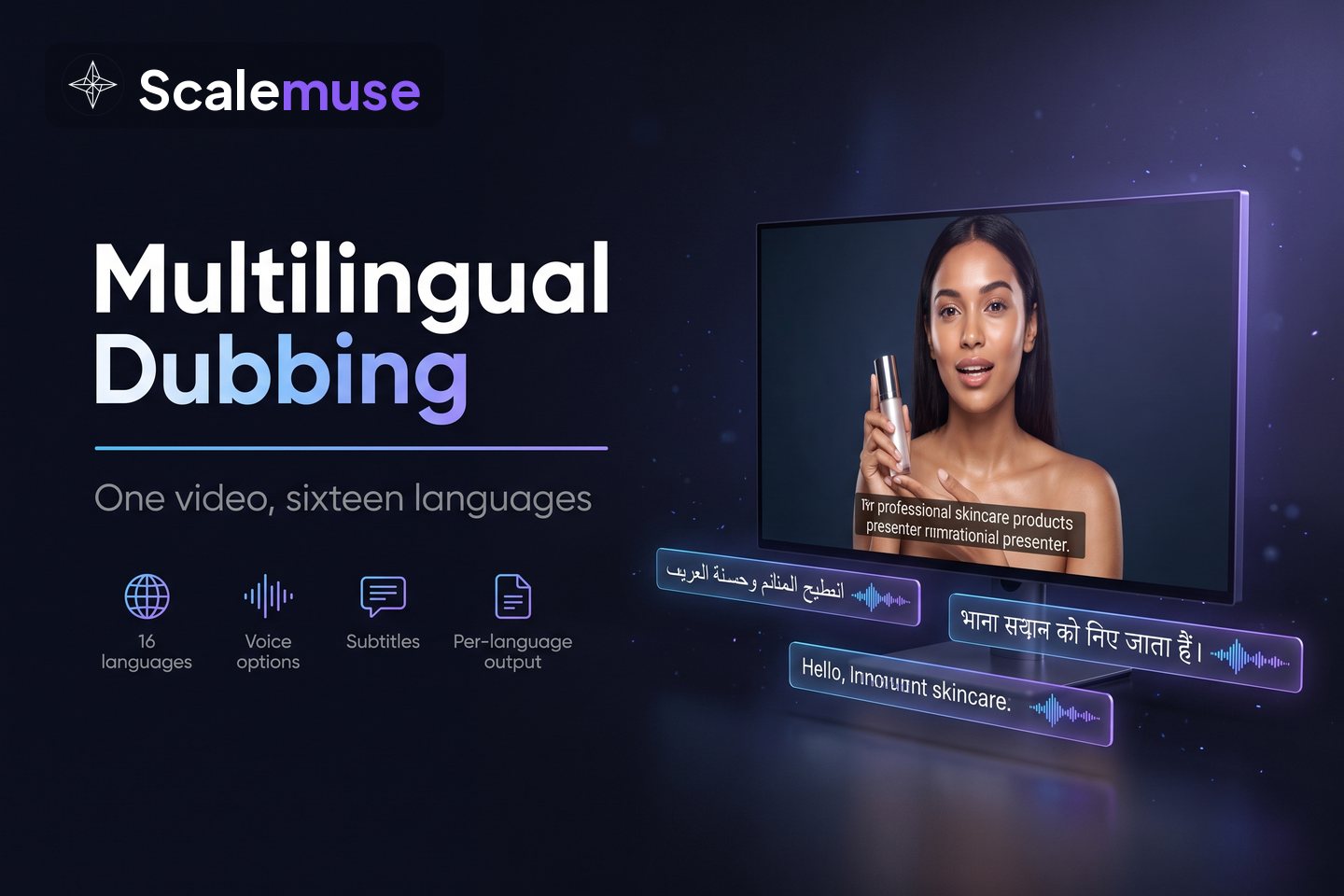 Multilingual dubbing
